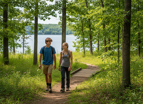 Elk City State Park Trail